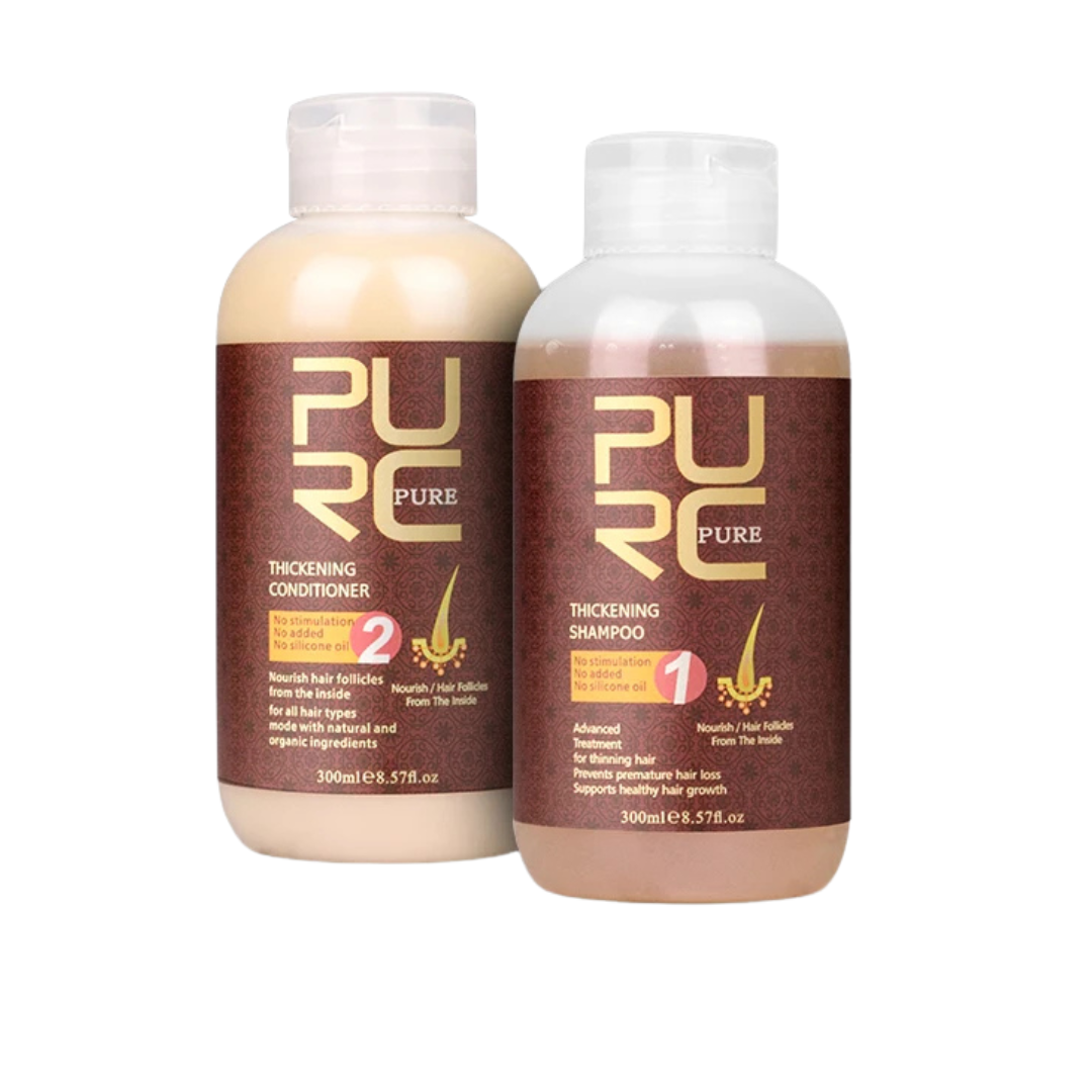 PURE Hair Thickening Shampoo & Conditioner